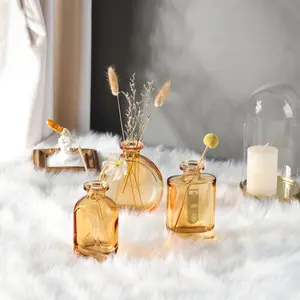 MvhhaM3edds Reed Diffuser Set Home Fragrance, Lemon Verbena/Mango Passion Fruit/Clean Linen Oil Diffuser Reed Diffusers for for Home, Bathroom, Office Decor