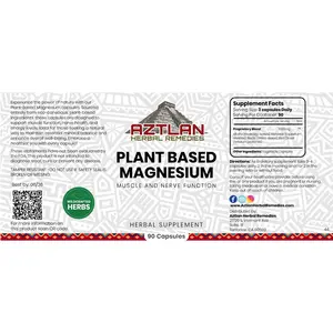 Magnesium Capsules - Plant-Based Magnesium for Health and Vitality