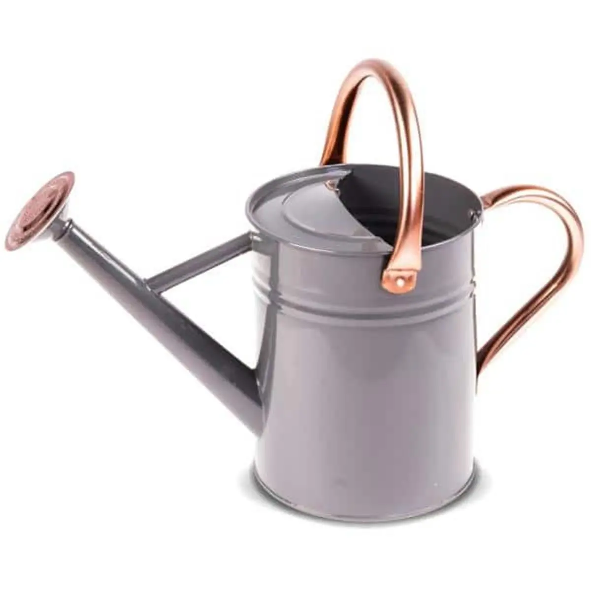 Gardman R34884X Classic Shape 1 gal Watering Can - Grey & Copper, Ideal for Outdoor Garden Use to Irrigate Plants, Irrigates Plants