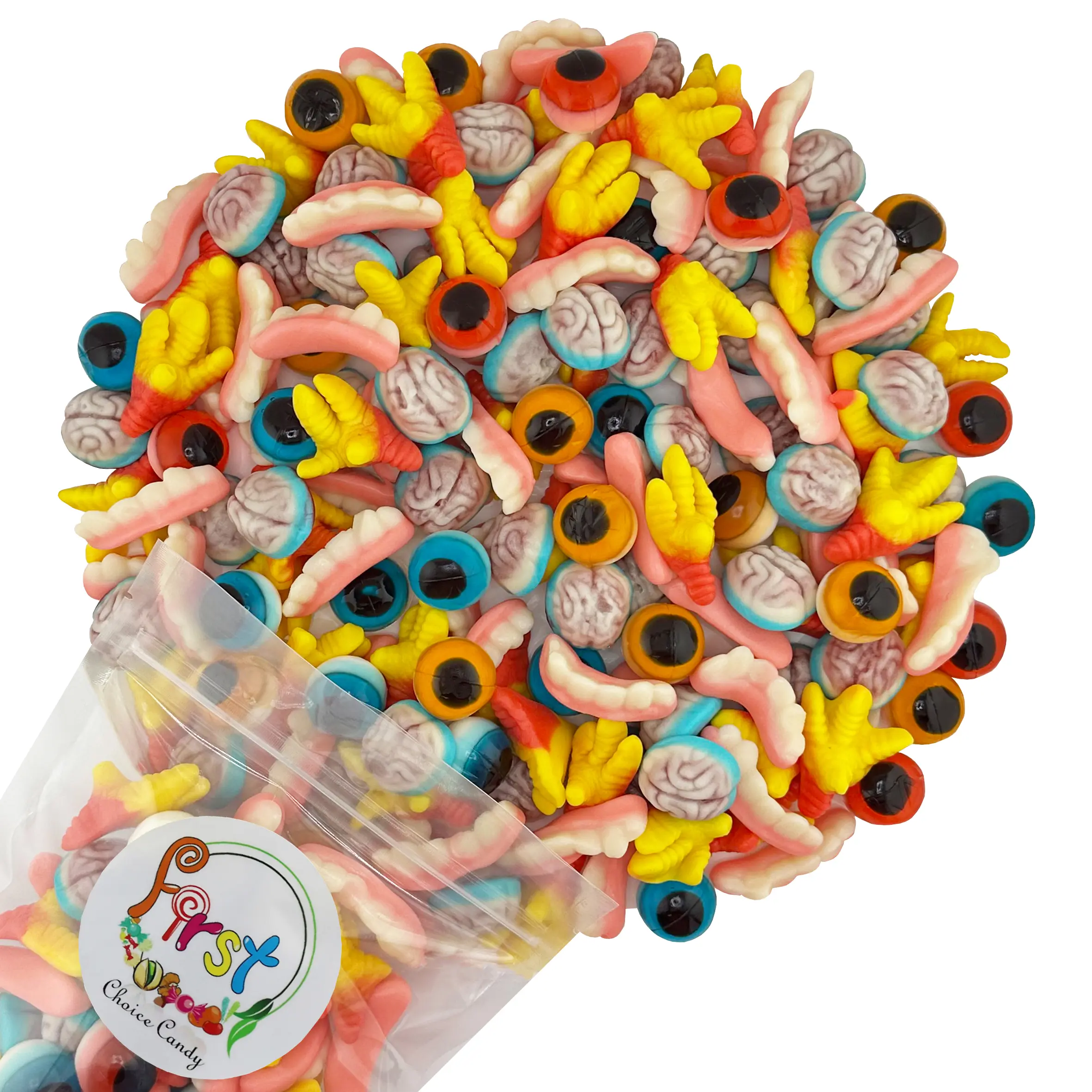 Halloween  mix gummy 1 pound bag