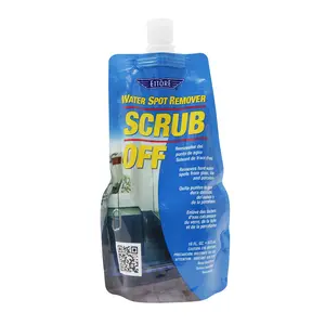 Ettore Scrub Off Water Spot Remover - Ready-to-Use Window Cleaning Solution for Stains, Calcium Deposits, and Soap Scum - Pleasant Smell & Versatile Use