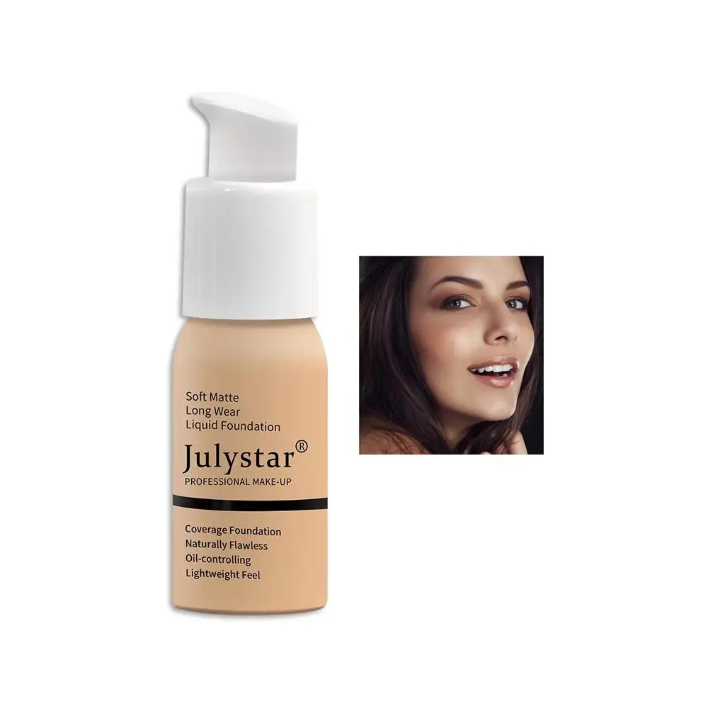 Long-lasting Foundation, Oil Control Moisturizing Foundation, Lightweight Concealer Foundation, Full Coverage Flawless Makeup Cream, Hydrating Makeup, Makeup Product, Cosmetic, Soft Matte Coverage, Buildable Natural Finish, Flawless Skin Finish