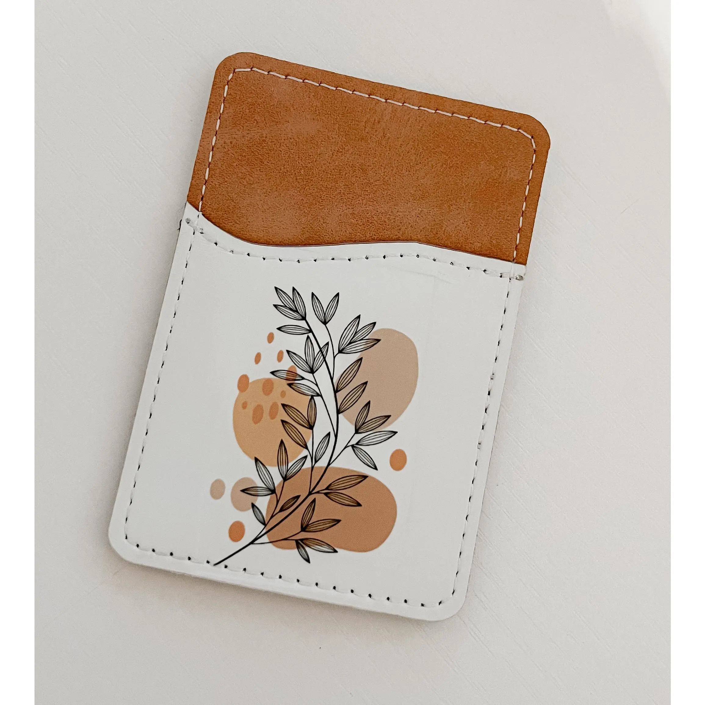 Boho Leather Card Holder