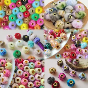 Tara--P21--Colorful Fuzzy beads