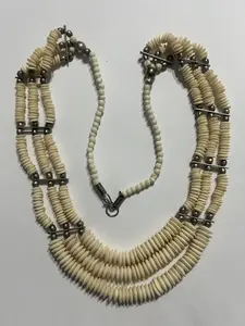 Puka Shell 3 Tier Necklace