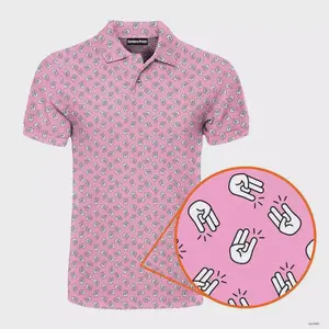 The Shocker Pink Golf Polo Shirt - S-5XL - Hilarious Christmas Gift for Husband - Men's Polo for Golf Lovers, Full Color Range