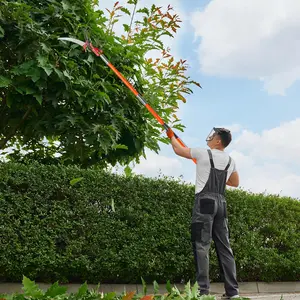 26 Feet Tree Pole Pruner Manual Branches Trimmer, Extendable Height Garden Tools Loppers Hand Pole Saws