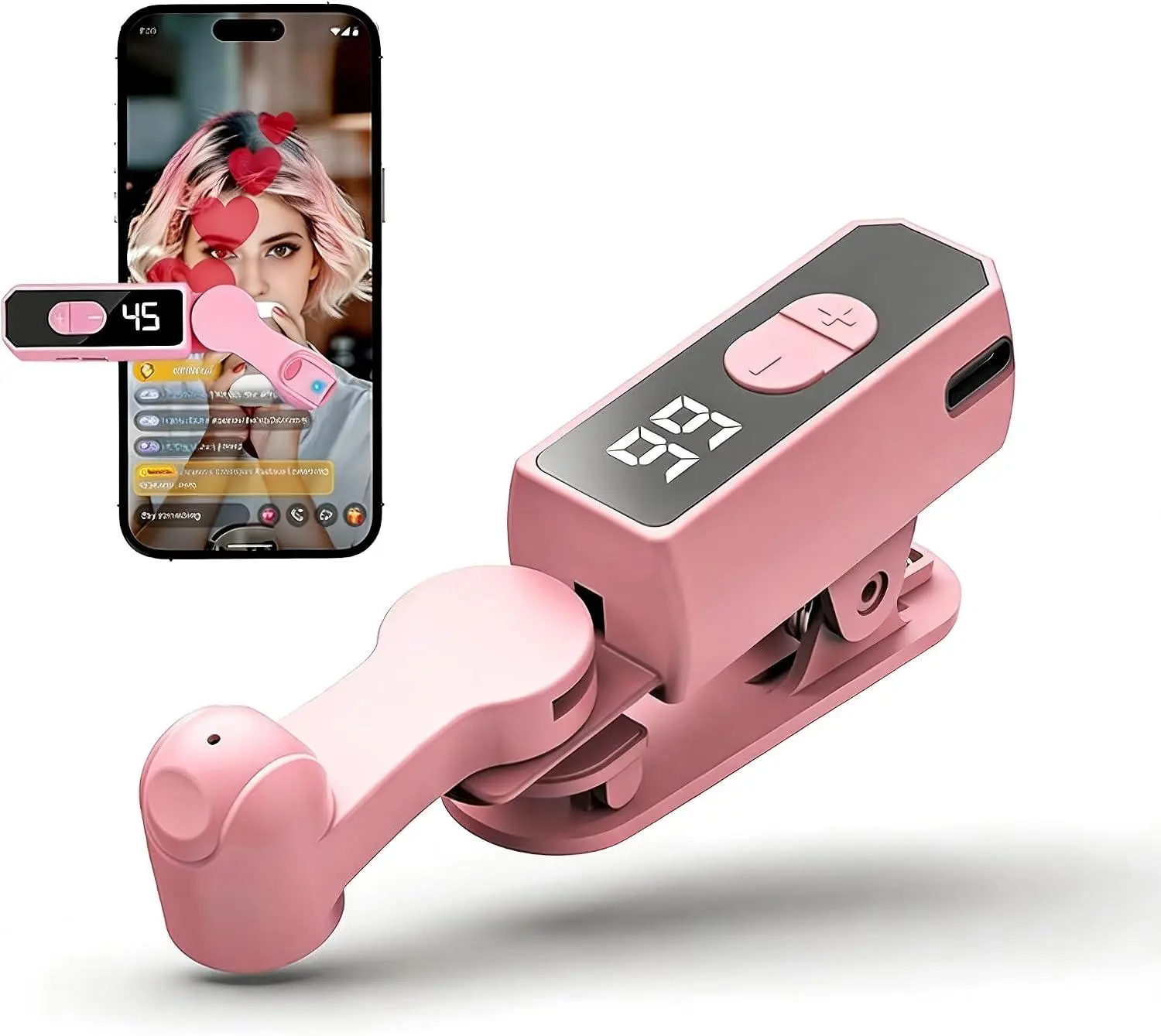 RAKUBULL Phone Selfie Gadget, Mobile Phone Accessory for Automated Social Media Engagement, Selfie Accessory for Smartphones