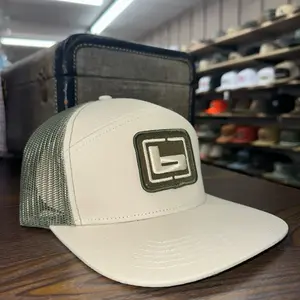 Logo 7 Panel Hat SnapBack- Khaki/Gator