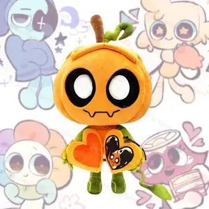 New Dandy's World Gourdy Plush 27cm Cute Ribecca Eclipse Plush Toy Stuffed Animal Pillow Collection Toy For Kid Gifts