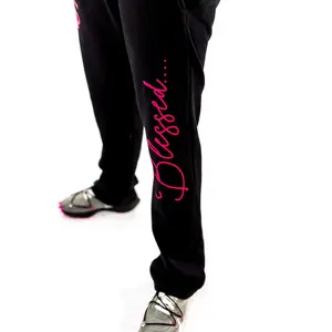FLARED COURAGE SWEATPANTS BLACK