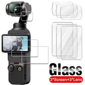 Screen Protectors & Camera Lens HD Tempered Glass Film Full Coverage Protective Film For DJI Osmo Pocket 3