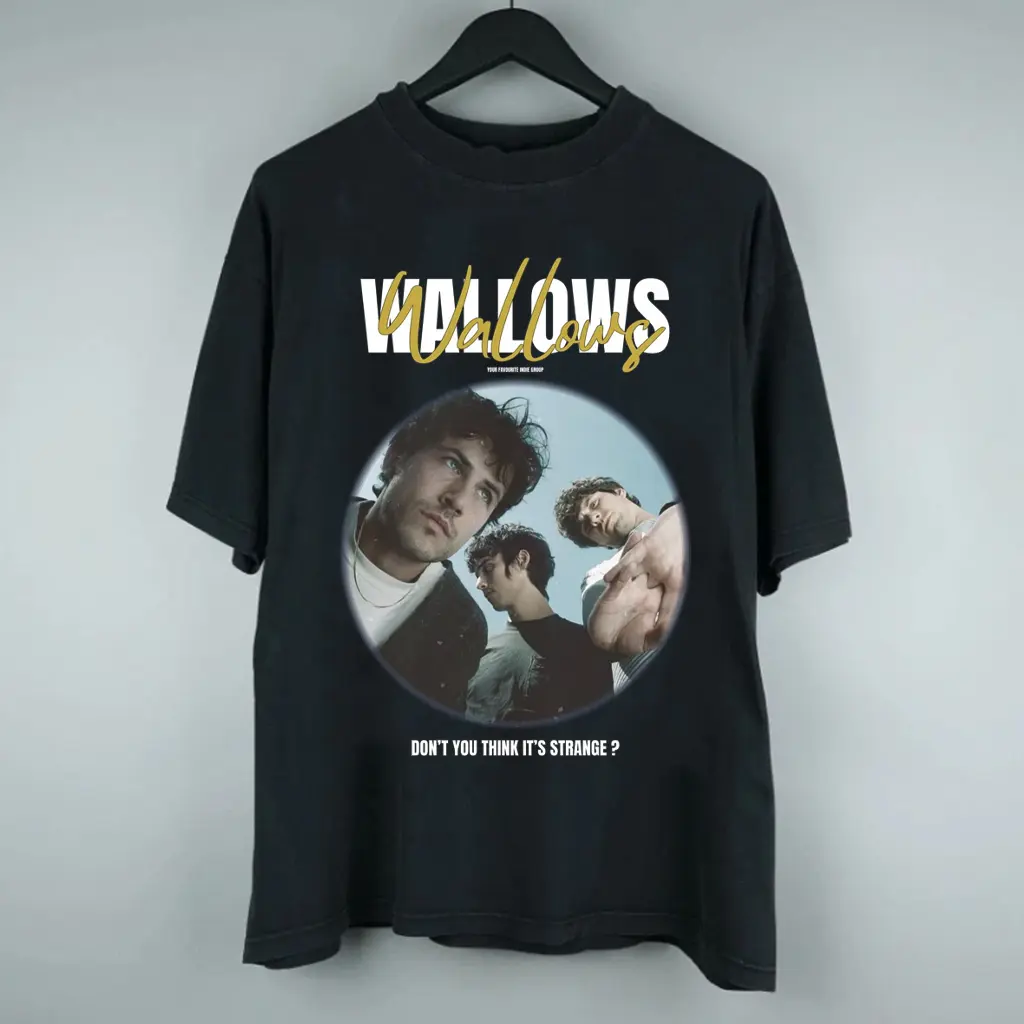 Wallows Vintage Graphic T Shirt Dylan Minnette Indie Fan Collection HY6228