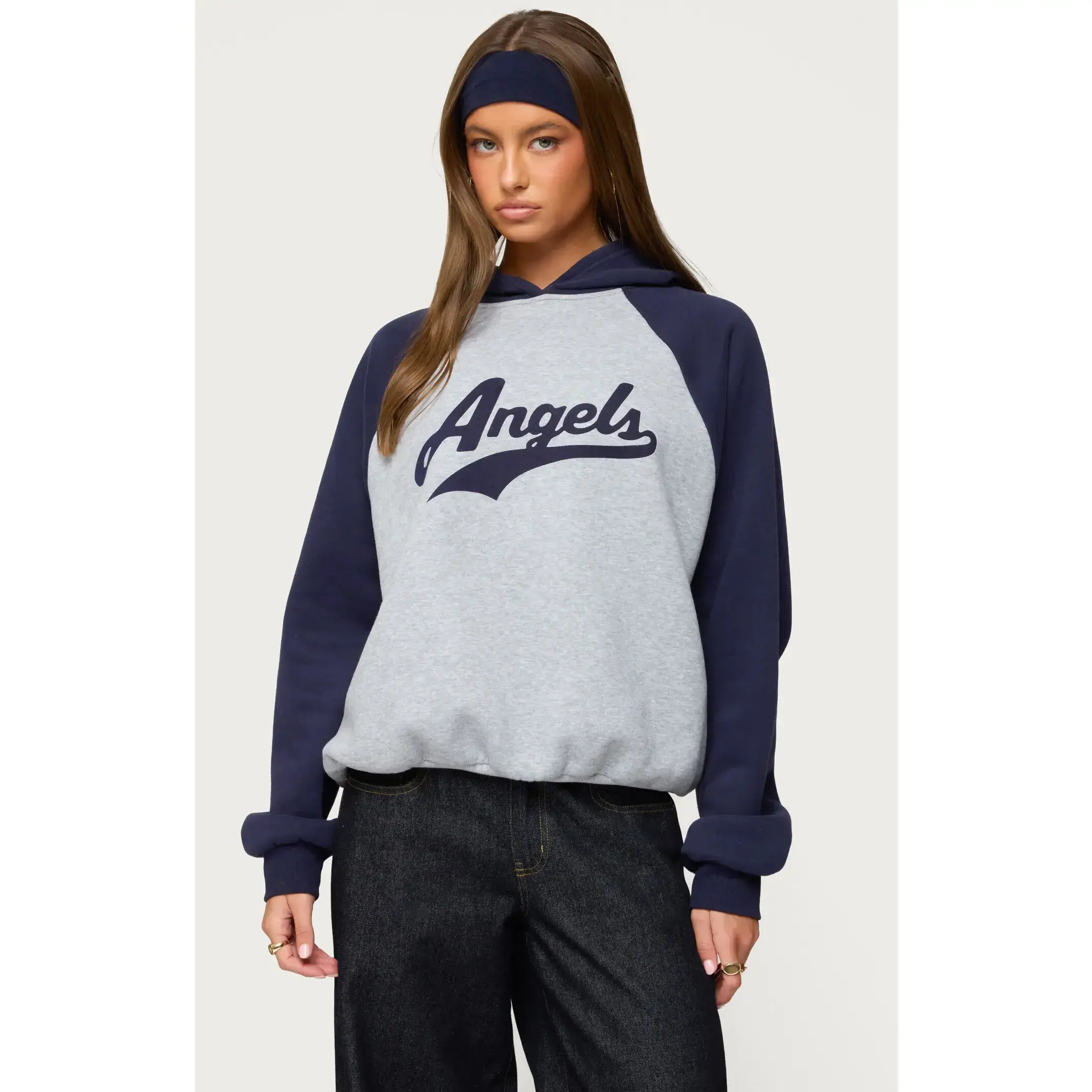 Edikted Women's Angels Raglan Oversized Hoodie