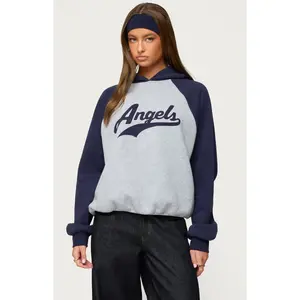 Edikted Women's Angels Raglan Oversized Hoodie