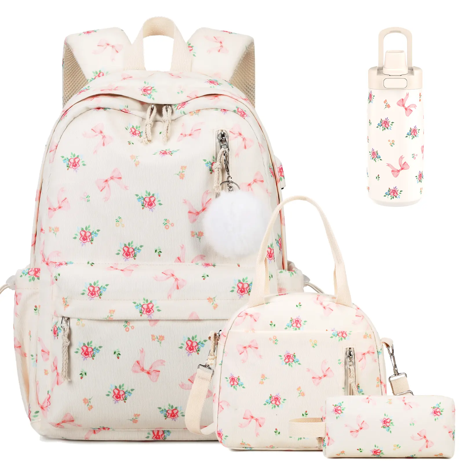 [Auction Only] SIMILOVE 3/4PCS Backpack for School