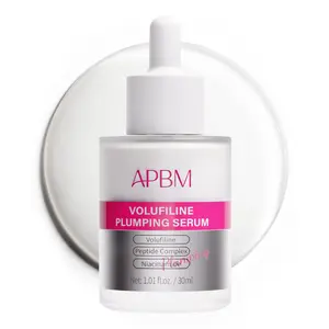 APBM Volufiline Facial Plumping Serum with Multi Peptides and Niacinamide, Lightweight Silky Formula to Firm and Smooth Smile Lines and Under Eye Area, Hydrates to Repair Skin Barrier, 1.01 fl oz