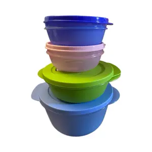 Crystal ware plus 4 pc round set