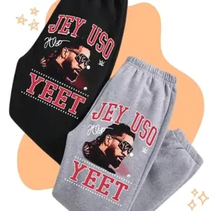 Men's #WWE Jey Uso Yeet Sweatpants Gift For Fan Unisex Sweatpants for Running and Casual Sports All Season Cotton Fleece Comfortable Fit for Men Women, ,Trending 26 T