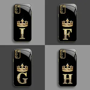 Suitable for [Galaxy A03s] New high-end crown electroplated gold edge mobile phone case new business simple explosion-proof mobile phone case affordable anti-fall anti-fingerprint-888