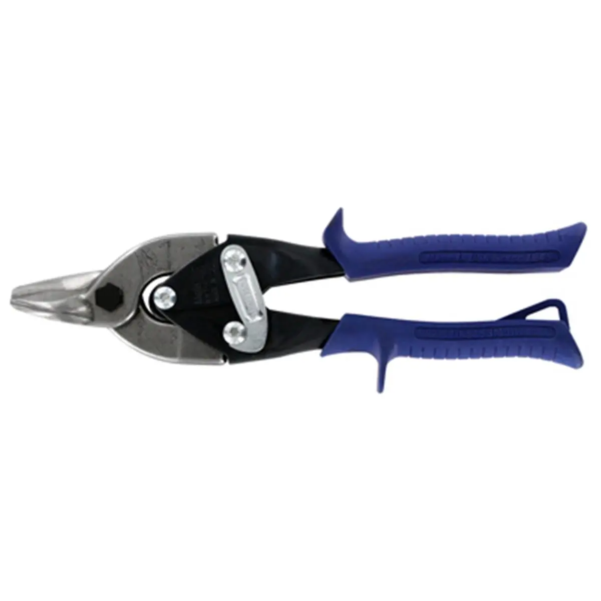 212 MAIN Heavy Duty Aviation Snips, Bulldog-Style Cutting Hardware with Forged Blade, 40 Serrations, Kush'n Power Solid Grip, Threaded Pivot, 0.85 lbs, 7/8 in Cut Length, 1x3.75x11.5 in Hand Tool for Cycling Outdoor Trimming