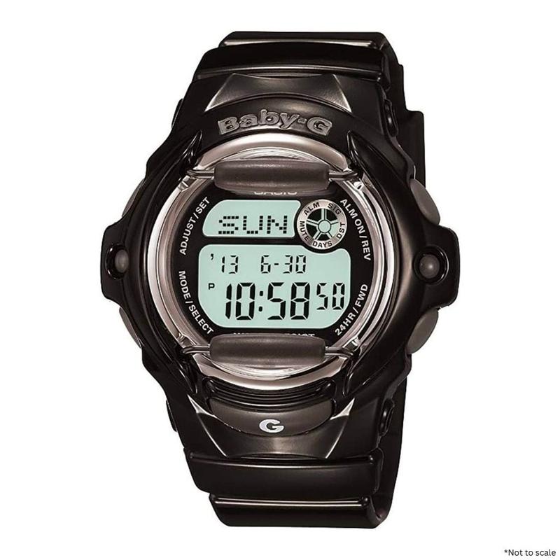 Casio Baby-G Digital Watch with Translucent Strap