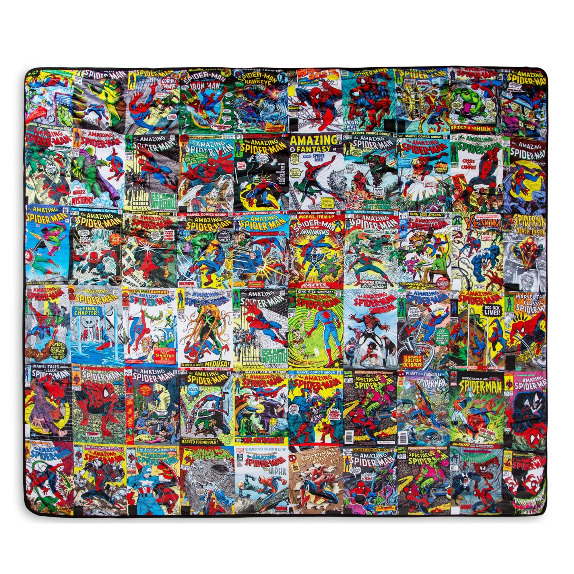 Marvel Spider-Man 60th Anniversary Special Edition Red Sherpa Throw Blanket Marvel Spider-Man 60th Anniversary Special Edition Red Sherpa Throw Blanket