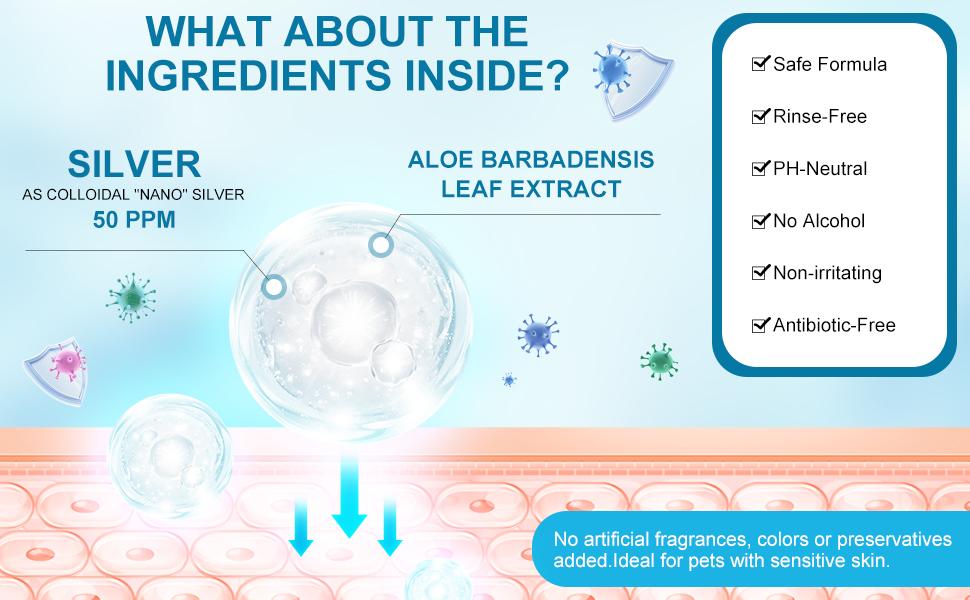 MORIKEY Pet Soothing Hydro Gel for Dogs and Cats Relieves Itchy Skin and Irritation Bites Scratches Safe if Licked