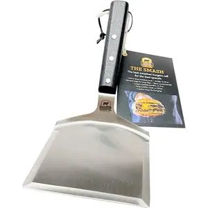 The Smash - Big Smash Burger Spatula Heavy Duty Stainless Steel Burger Smasher Tool for Griddle Accessories, Kitchen Gadgets, and Grill Accessories