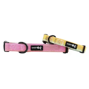 SASSY WOOF The Night Life (Reflective) Dog Collar
