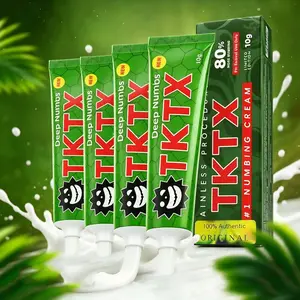 4 Pcs Tattoo Numbing Cream, Maximum Strength Fast Numbness Lidocaine Topical Anesthetic for Tattoos, Permanent Makeup |NumbingCream |TattooPainRelief |PiercingCream