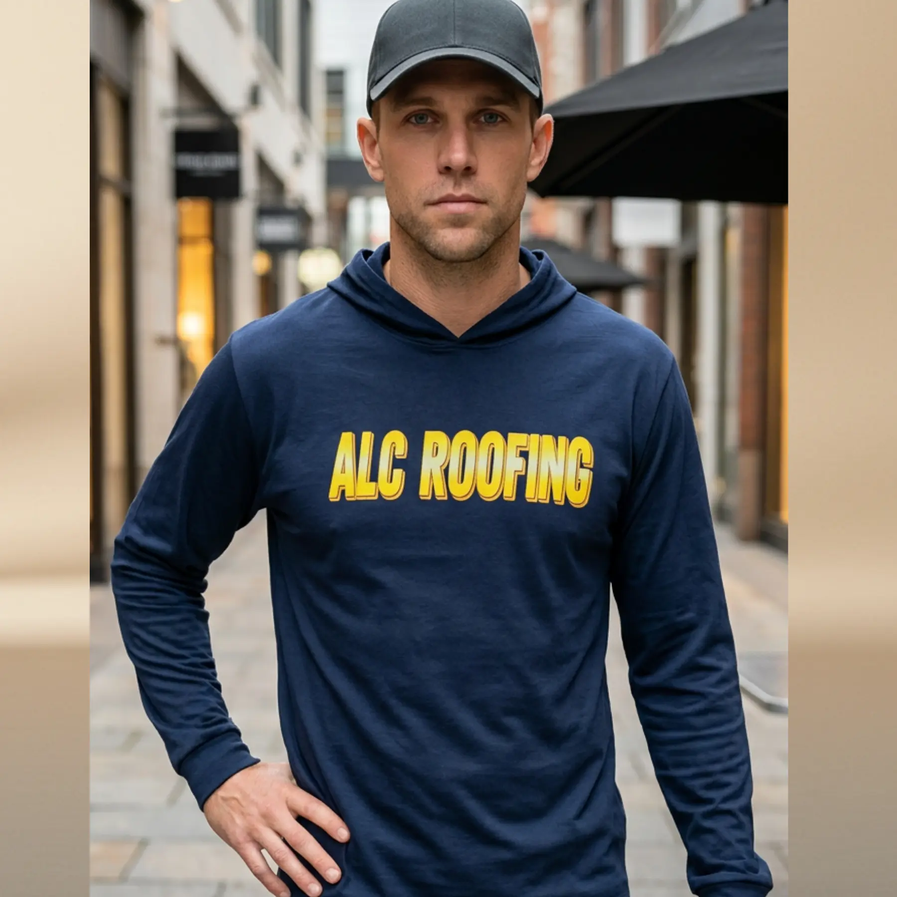 ALC Roofing Long Sleeve Hoodie – Custom Company Apparel Casual Menswear