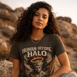 Human Before Halo Graphic T