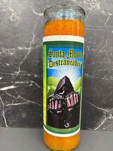 🕯️ Santa Muerte Destrancadera Candle – To Unblock Obstacles (Prepared or Unprepared)