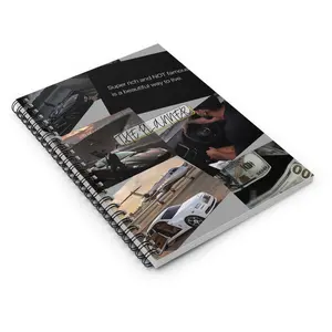 Man Planner Spiral Notebook - Ruled Line, Success Journal, Goal Setting Diary, Male Personal Organizer, Productivity Planner