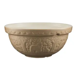 Mason Cash In the Forest S24 (2.15 Qt) Embossed Mixing Bowl | Bear (Cane)