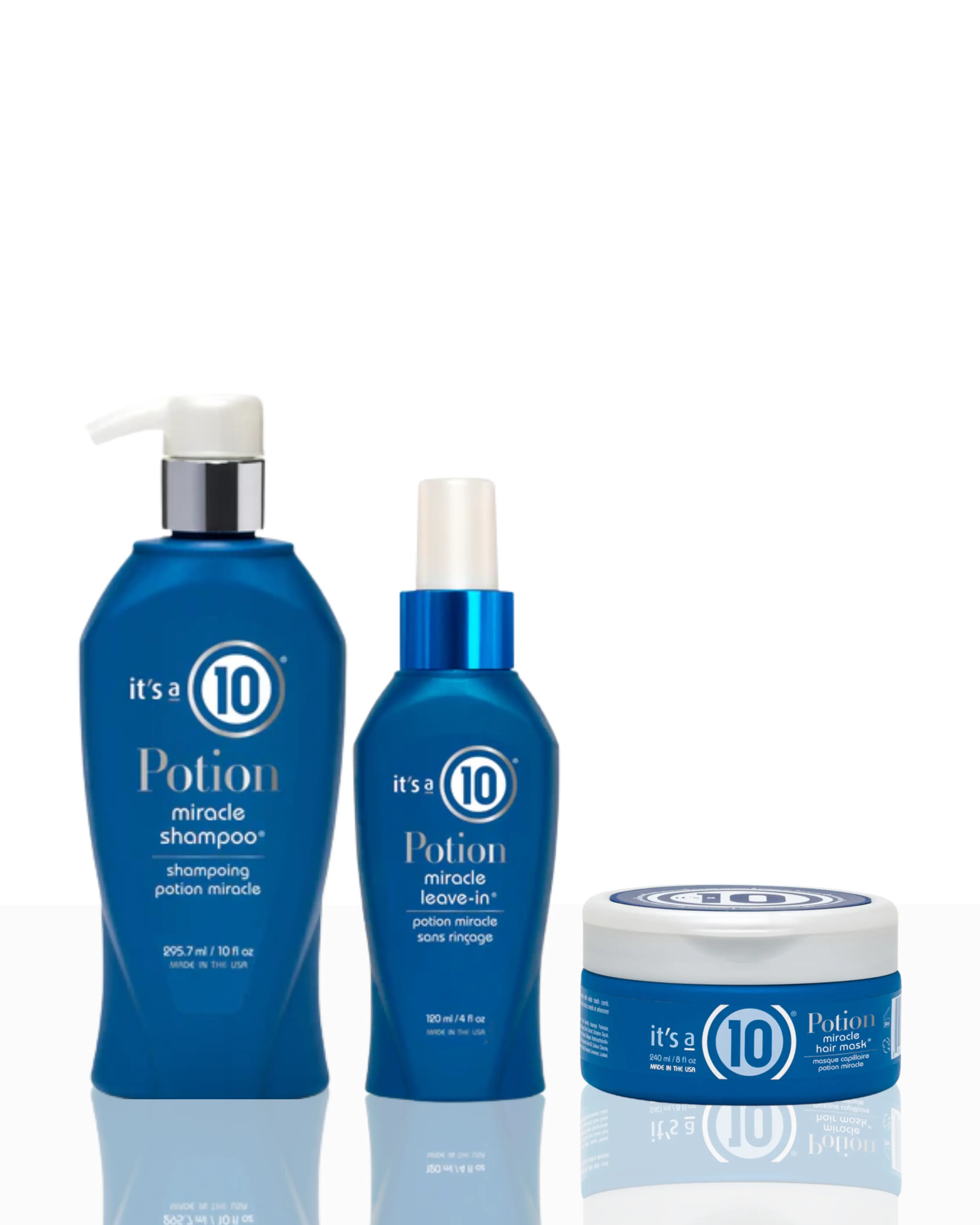 Extra Nourishing Bundle - contains Potion Leave-In 4oz, Potion Hair Mask 8oz, and Potion Shampoo 10oz