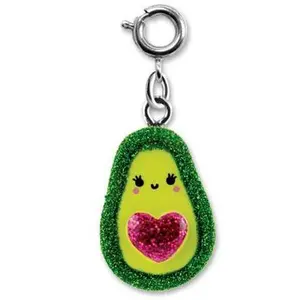 Glitter Avocado Charm