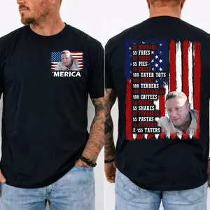 55 Burgers 55 Fries 4th Of July Shirt, Tim Robinson Tee, Made In USA