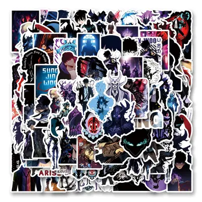 thumbnail image 2 of 50pcs Anime Stickers Waterproof Vinyl Stickers Decals For Laptops 2 of 10