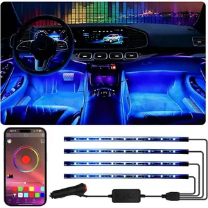 Footwell Lighting for ,  Interior LED Lights,Lights for Inside ,APP Controlled RGB Light Strip with  Sync Mode, 72 LEDs 16 Million Colors for , , SUV via 12V