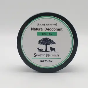 Aluminum-Free Natural Deodorant – OG (Baking Soda Free) (2 oz)