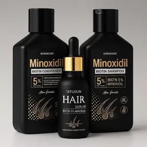 5% Minoxidil Hair Growth Shampoo & minoxidil Conditioner,Volumizing, Used for men and women with hair loss and thinning hair ,Supports Hair Growth, Hair Strengthening with Minoxidil Oil 300ml