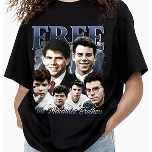 The Menendez Brothers Graphic Shirt, Lyle and Erik Menendez Shirt, Vintage T Shirt, Menendez Brothers Sweatshirt Hoodie T1