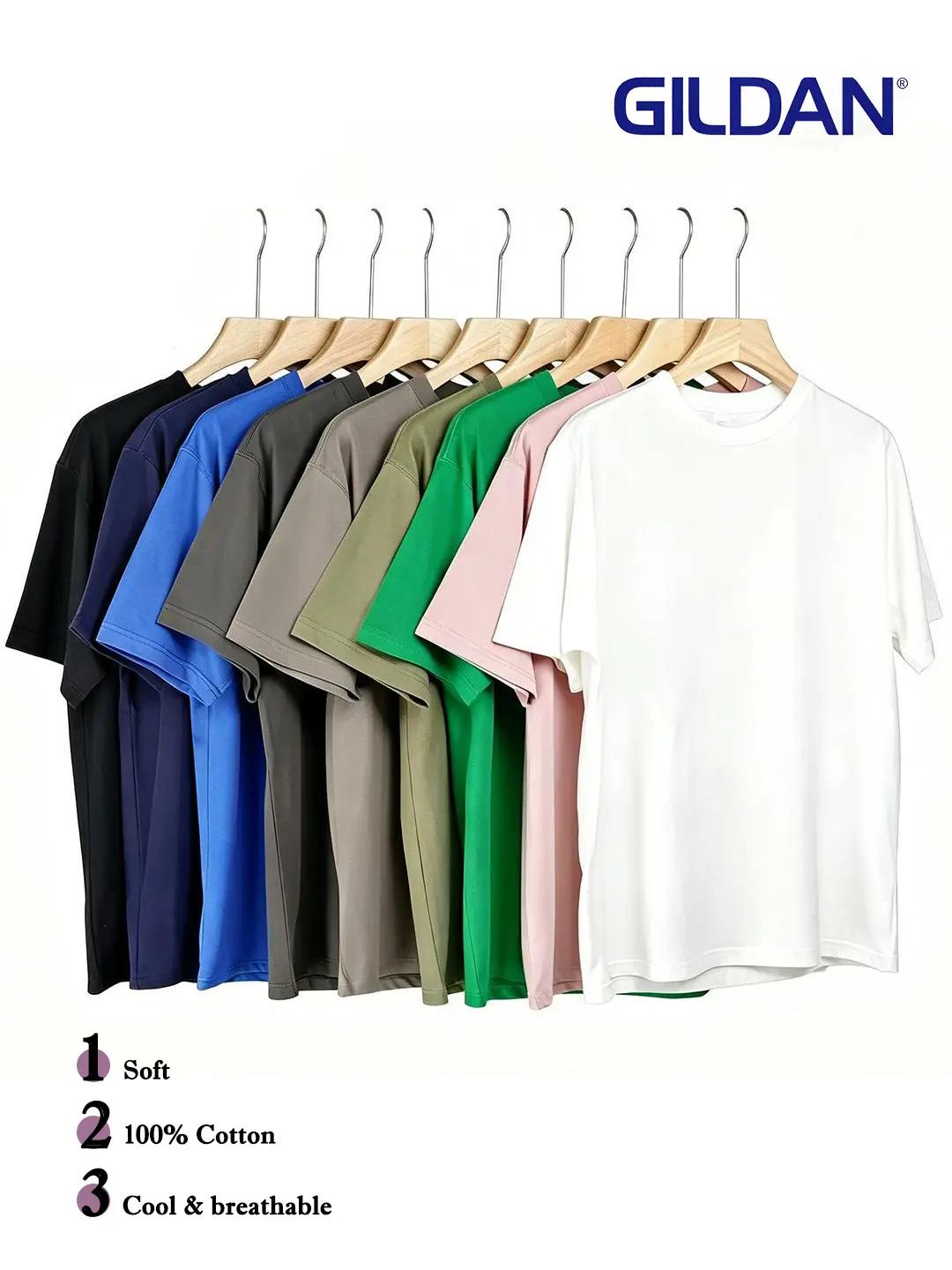 GILDAN G5000 4 Pack Cotton T Shirts Everyday Essential Crewneck Tees Ultra Soft and Breathable Fabric Perfect for Casual Outfits and Daily Comfort Available in Sizes S to 4XL Premium Quality Unisex Basic T Shirts for All Day Relaxation