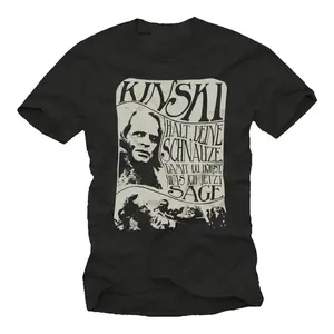 Funny Sayings Men's T-Shirt with Klaus Kinski - Fun Men Cult Movie Shirt-