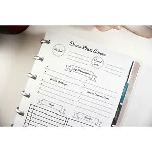 Goal Planner Inserts for the Mini Happy Planner, Fits 7-Disc Notebook, Mini Goal Planner, Mini Happy Planner Goal Planner (Planner Sold Separately)