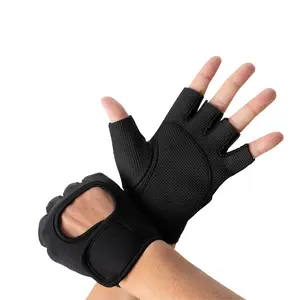 Unisex Short-Finger Fitness Gloves, Anti-Slip Durable Weight Training Hand Protection, Outdoor Cycling Sports Gear, Workout Gloves