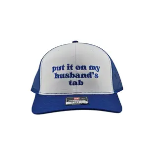 Put it on  my Husbands Tab, Embroidered Richardson 112 Snapback Trucker Hat