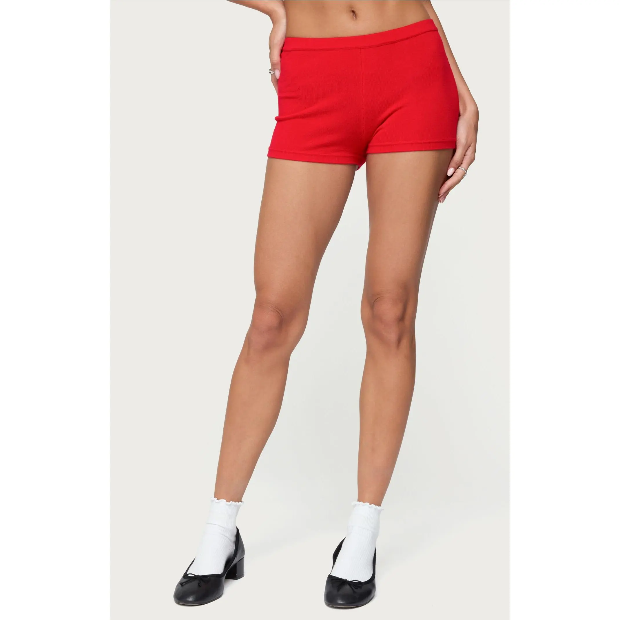 Edikted Women's Maycee Knit Micro Shorts